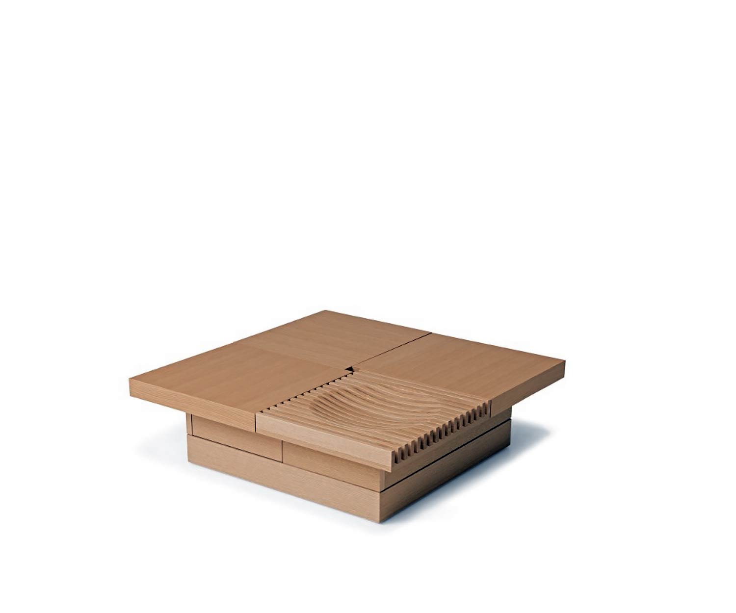 Conde House Barringer design coffee table in light oak