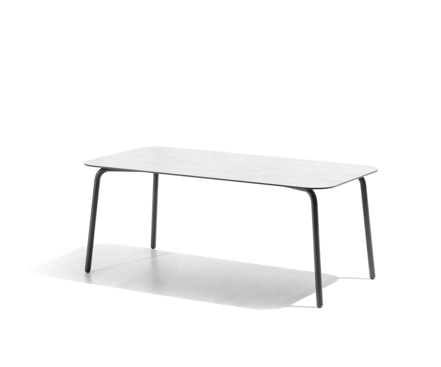 Exclusive Todus Condor design garden table with powder-coated stainless steel frame
