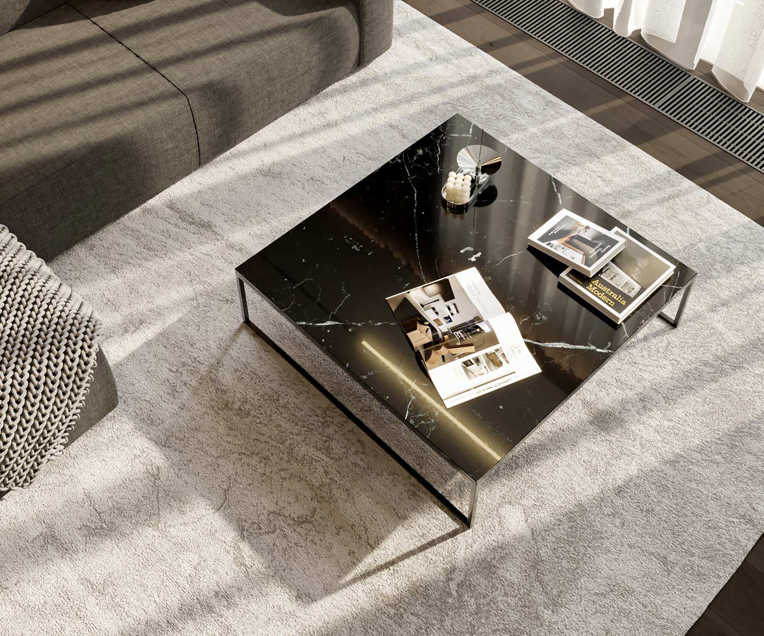 DEsign luxury marble coffee table