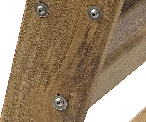 Iroko wood up close in detail