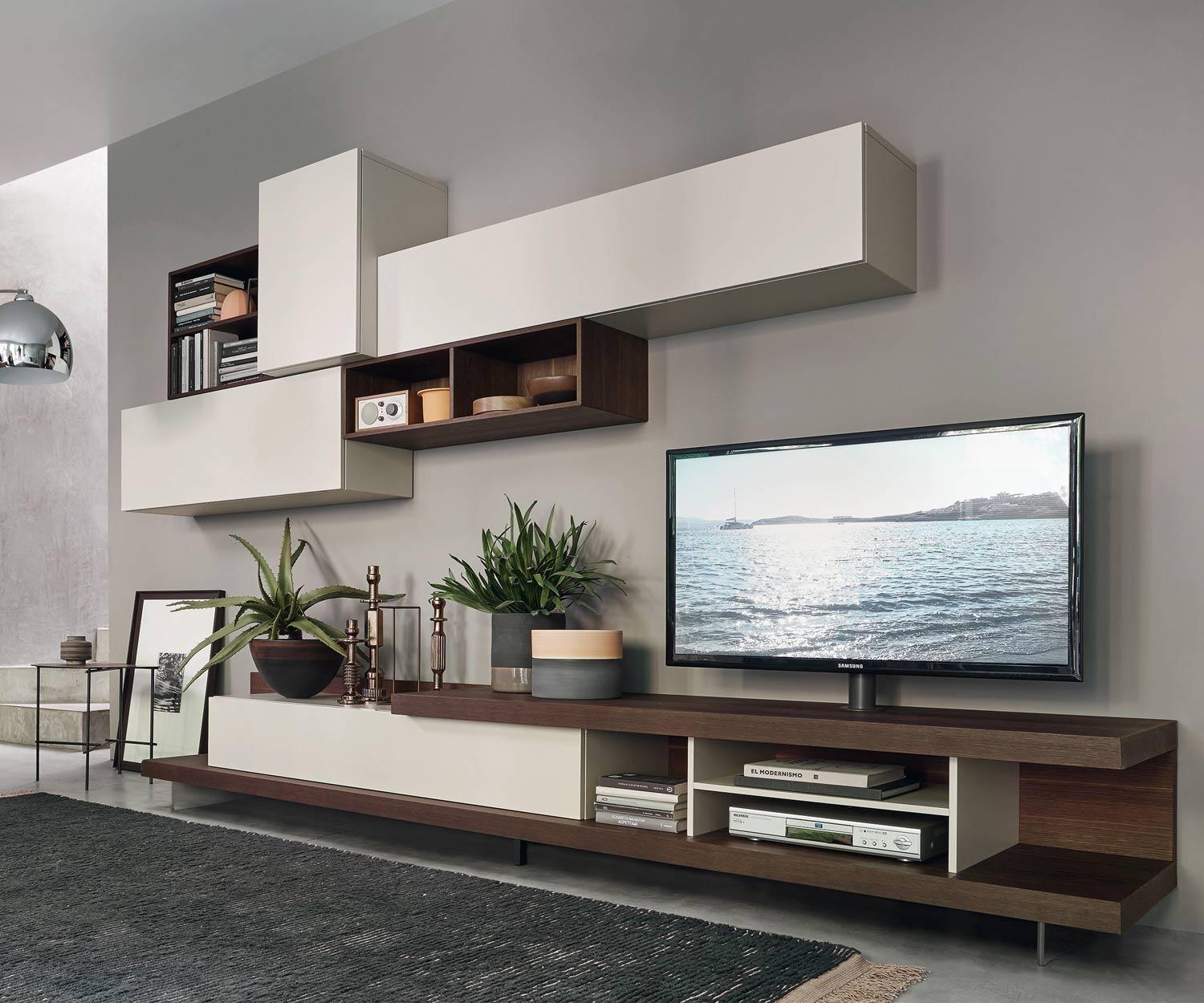 Exclusive open Livitalia Design Design Lowboard Open with TV mount
