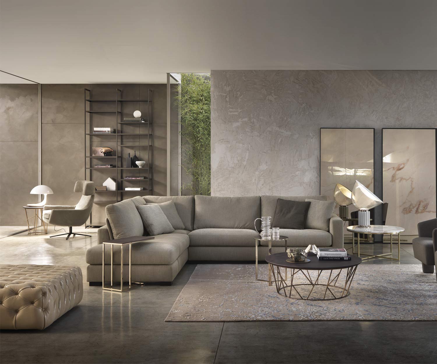 Exclusive design corner sofa Marelli Oliver
